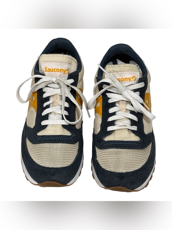 Saucony Other - Saucony Men's Low Top Lace-Up Athletic Sneakers Navy/Beige/Yellow S70368-155